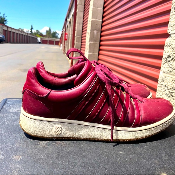 Kayswiss Classic 03343-648M Men’s Red Leather sneakers Size 11 - Picture 1 of 10